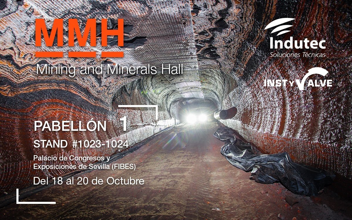 Exponemos en la feria MMH Mining and Minerals Hall en Sevilla